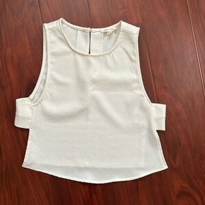 Urban Outfitters silence + noise white open side top size S